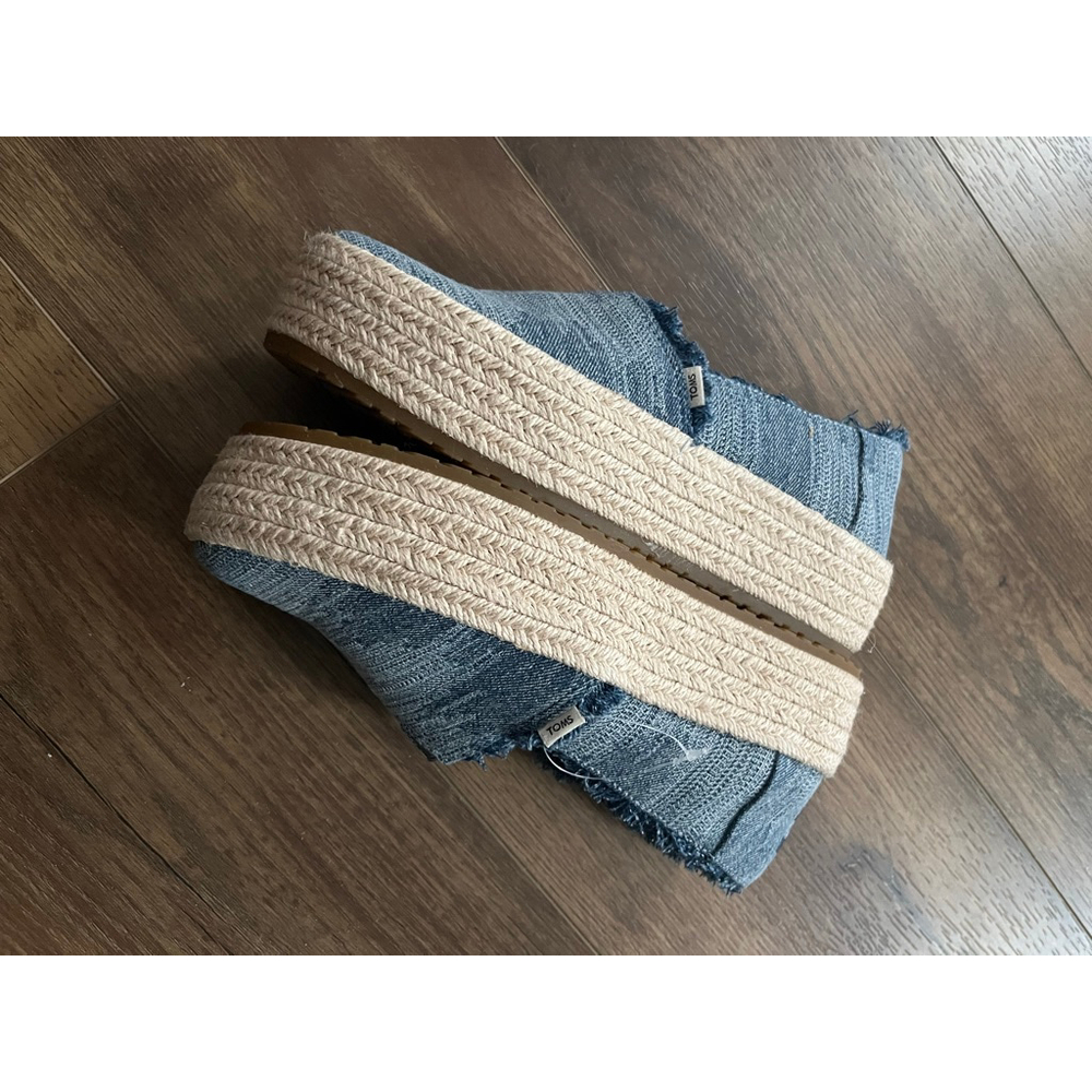 Toms NWOT Valencia platform espadrilles size 6 - Picture 8 of 11